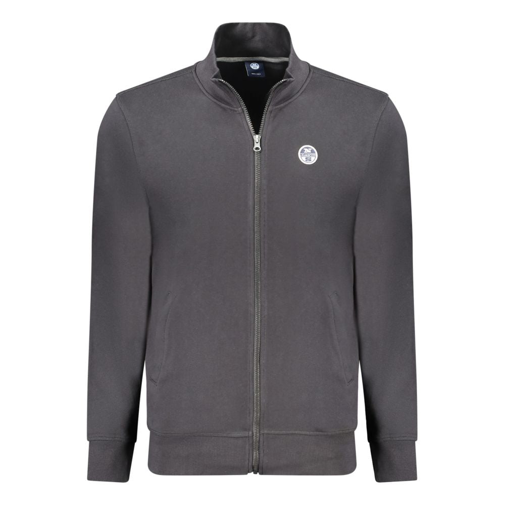 Sweatshirt by North Sails for men in cotton black features an magnificent silhouette, showcasing a sophisticated and detail for a truly magnificent finish.