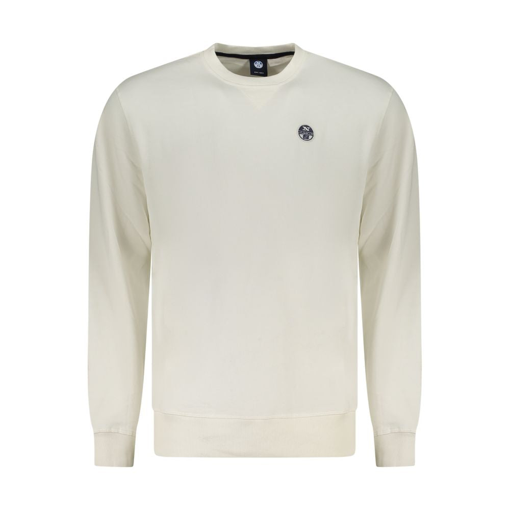 Sweatshirt by North Sails for men in cotton white features an exquisite silhouette, showcasing and crew neckline details for a exquisite look.