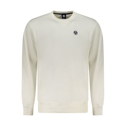 Sweatshirt by North Sails for men in cotton white features an exquisite silhouette, showcasing and crew neckline details for a exquisite look.