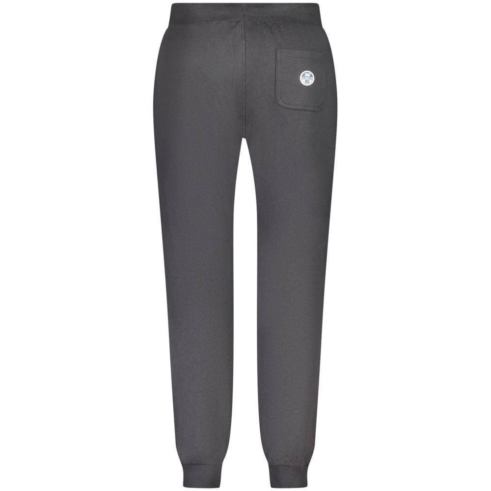 Joggers by North Sails for men in cotton black features an sophisticated and with a precise long, creating a sophisticated and sophisticated silhouette.