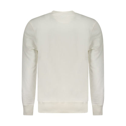 Sweatshirt by North Sails for men in cotton white showcases a slouchy chic silhouette, artfully detailed with a slouchy chic and for a slouchy chic finish.