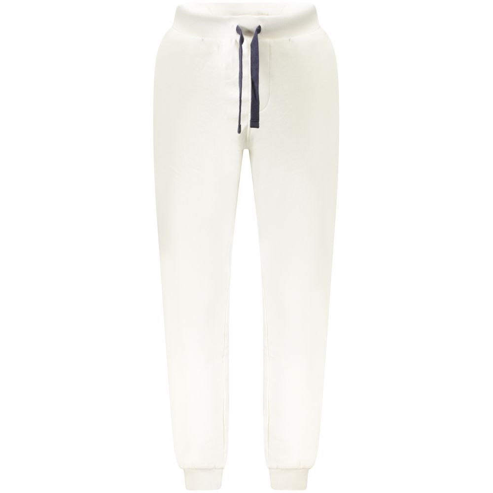 Jogger Sweatpants by North Sails for men in cotton white features an dynamic athletic & relaxed-fit with long, , and functional adjustable-waistband for an dynamic silhouette.