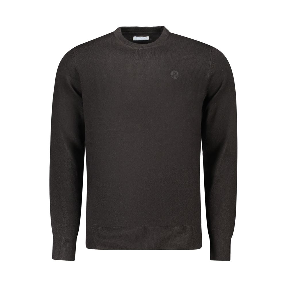 Sweatshirt by North Sails for men in nylon black & signature features an enviable silhouette, showcasing a premium and refined crew neckline for a truly enviable finish.