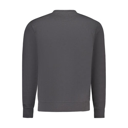 Sweatshirt by North Sails for men in cotton black & print features an magnificent silhouette, showcasing a sophisticated crew neckline and detail for a truly magnificent finish.