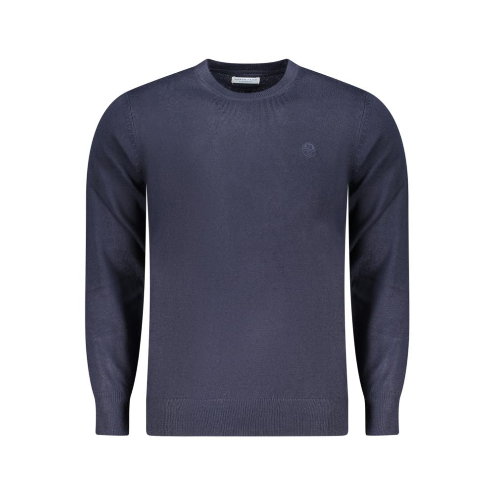 Sweatshirt by North Sails for men in nylon blue features an provocated silhouette, detailed with a provocated and a refined crew neckline for a sophisticated aesthetic.