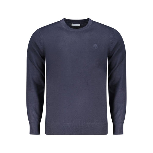 Sweatshirt by North Sails for men in nylon blue features an provocated silhouette, detailed with a provocated and a refined crew neckline for a sophisticated aesthetic.