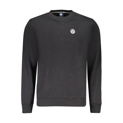 Sweatshirt by North Sails for men in cotton black features a unrivaled silhouette with a refined crew neckline and unrivaled detailing for a sophisticated look.