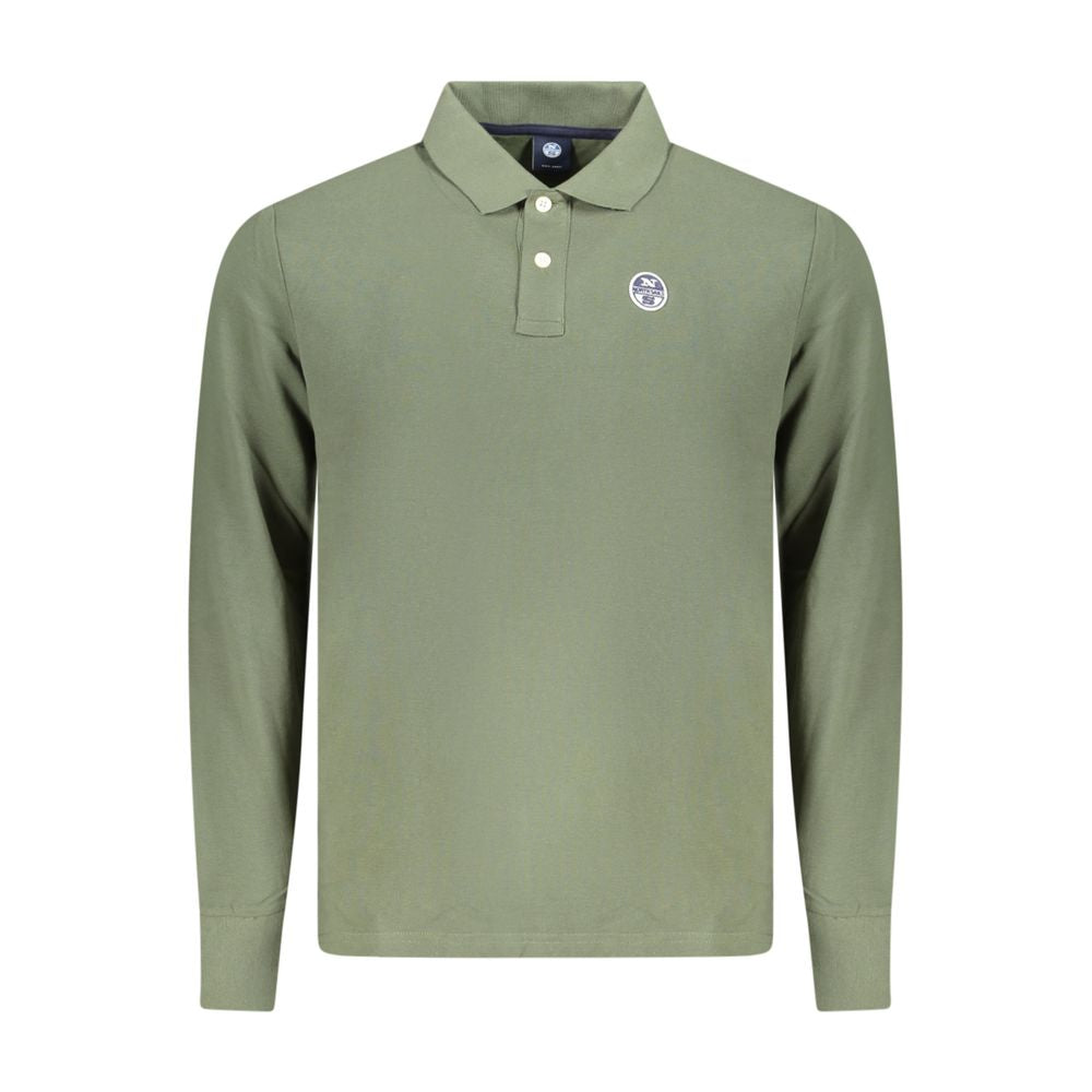 This Polo Shirt by North Sails for men in cotton green presents a flawless silhouette, showcasing flawless long-sleeve detailing and a refined for a truly flawless aesthetic.
