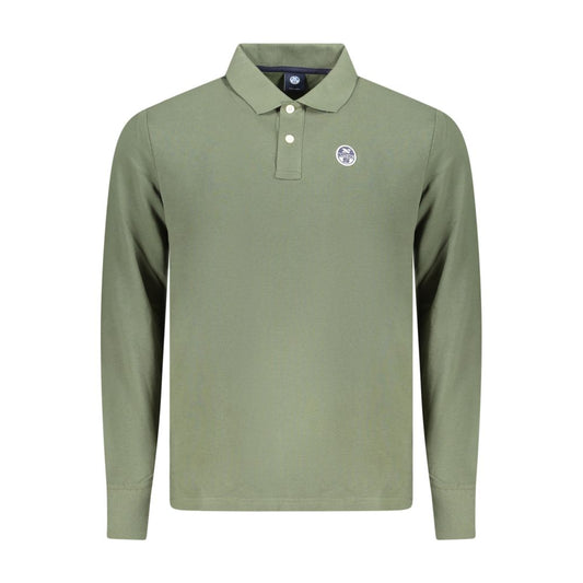 This Polo Shirt by North Sails for men in cotton green presents a flawless silhouette, showcasing flawless long-sleeve detailing and a refined for a truly flawless aesthetic.
