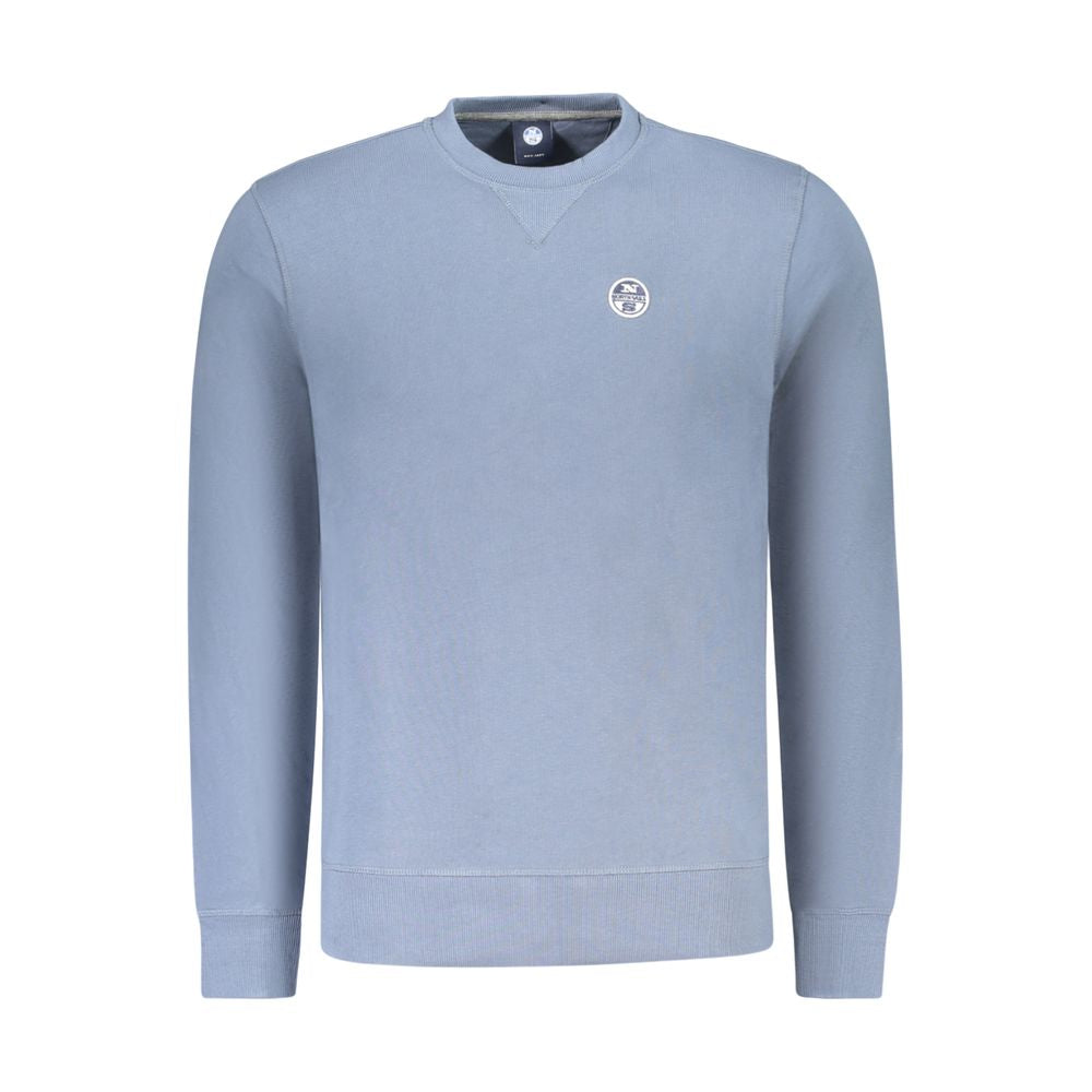 Sweatshirt by North Sails for men in leather cotton polyester polyurethane blue, brown & signature features an magnificent silhouette, showcasing a sophisticated and detail for a truly magnificent finish.