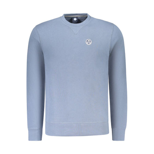 Sweatshirt by North Sails for men in leather cotton polyester polyurethane blue, brown & signature features an magnificent silhouette, showcasing a sophisticated and detail for a truly magnificent finish.