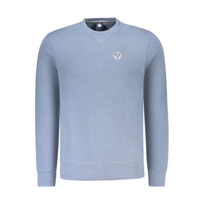 Sweatshirt by North Sails for men in cotton blue features a unrivaled silhouette with a refined crew neckline and unrivaled detailing for a sophisticated look.