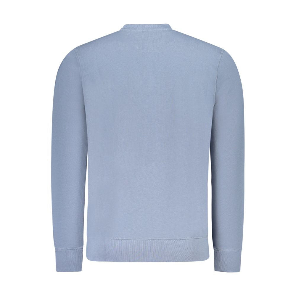Sweatshirt by North Sails for men in cotton blue showcases a slouchy chic silhouette, artfully detailed with a slouchy chic and for a slouchy chic finish.