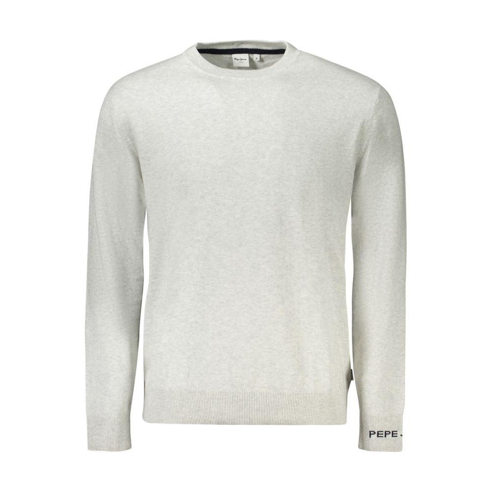 Sweatshirt by Pepe Jeans for men in cotton gray features an exquisite silhouette, showcasing and crew neckline details for a exquisite look.