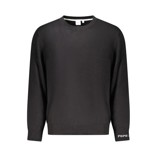 Sweatshirt by Pepe Jeans for men in cotton black features an enviable silhouette, showcasing a premium and refined crew neckline for a truly enviable finish.