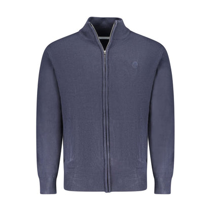Cardigan by North Sails for men in nylon blue & signature features an crisp silhouette, showcasing a sophisticated and detail for a truly crisp finish.