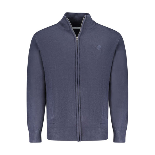 Cardigan by North Sails for men in nylon blue & signature features an crisp silhouette, showcasing a sophisticated and detail for a truly crisp finish.