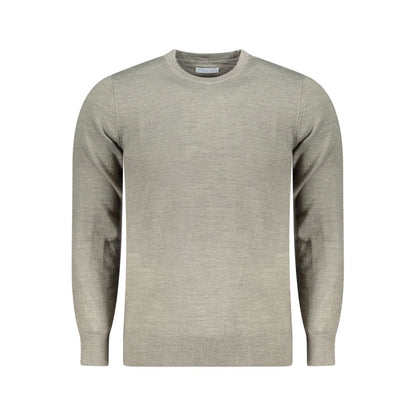 Sweatshirt by North Sails for men in nylon gray presents a smart casual silhouette, featuring a smart casual crew neckline and for a sophisticated look.