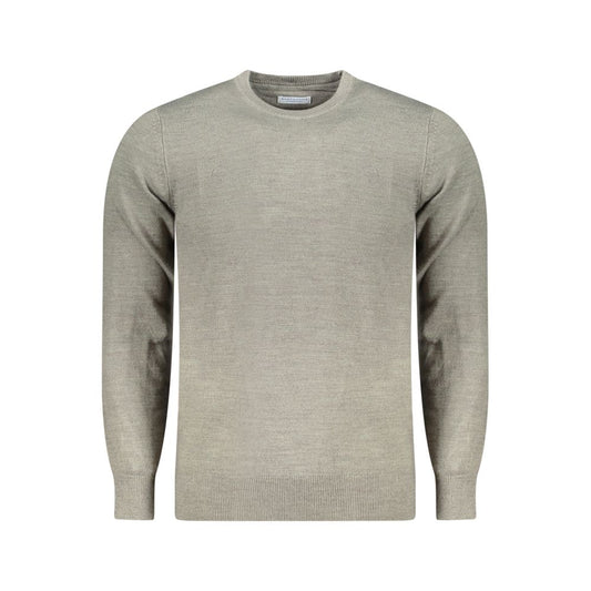 Sweatshirt by North Sails for men in nylon gray presents a smart casual silhouette, featuring a smart casual crew neckline and for a sophisticated look.
