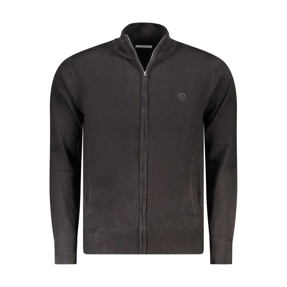 Cardigan by North Sails for men in nylon black presents a textural silhouette, artfully finished with a textural and for a sophisticated, textural look.
