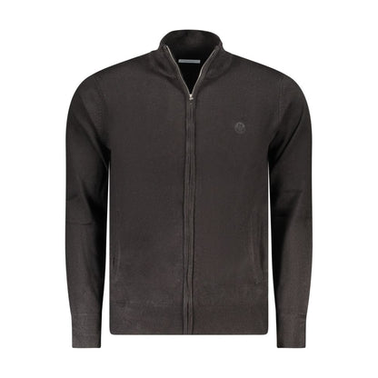 Cardigan by North Sails for men in nylon black presents a textural silhouette, artfully finished with a textural and for a sophisticated, textural look.