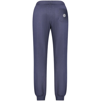 Joggers by North Sails for men in cotton blue features an sartorial athletic and long with a cut for a sartorial finish.