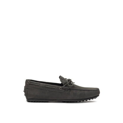 Shoes by Tod's for men in nubuck leather gray features an dynamic silhouette from the Nubuck Leather Shoes collection, defined by a dynamic and for a dynamic look.