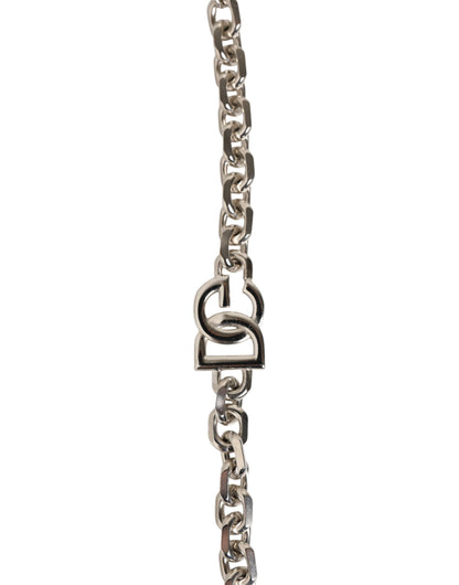 Shoulder Strap by Dolce & Gabbana for women in brass plastic & calf leather black, pearl, silver & white features a effortlessly chic design, perfectly complementing the signature look of the Brass Plastic Calf Leather Shoulder Strap.
