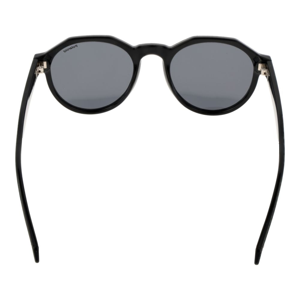 Polaroid Round Polarized Dark-Tint Polycarbonate Sunglasses - Black