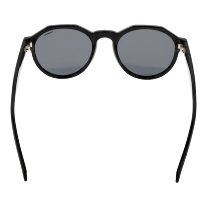 Polaroid Round Polarized Dark-Tint Polycarbonate Sunglasses - Black