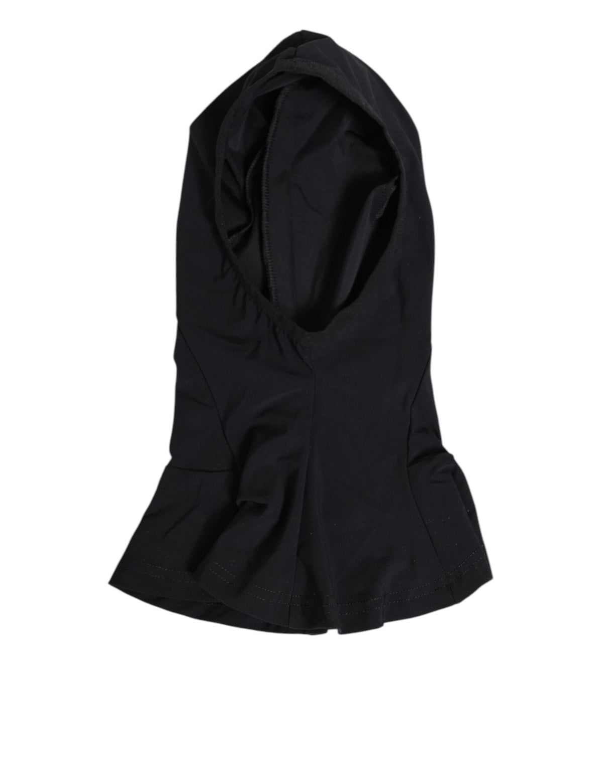 Dolce & Gabbana Stretch Nylon Hooded Face Mask - Black
