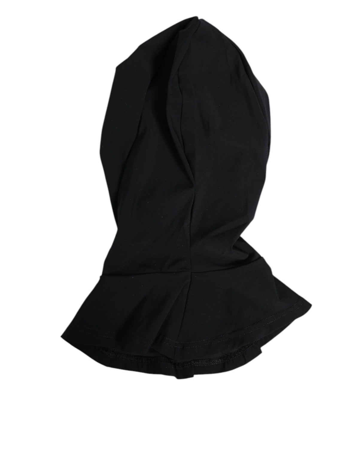 Dolce & Gabbana Stretch Nylon Hooded Face Mask - Black