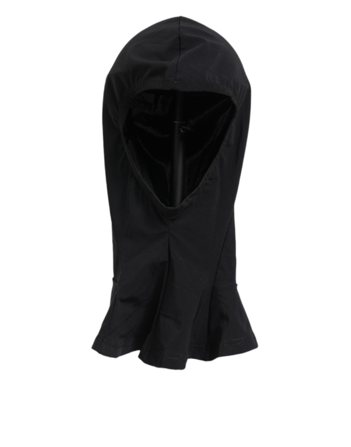 Dolce & Gabbana Stretch Nylon Hooded Face Mask - Black