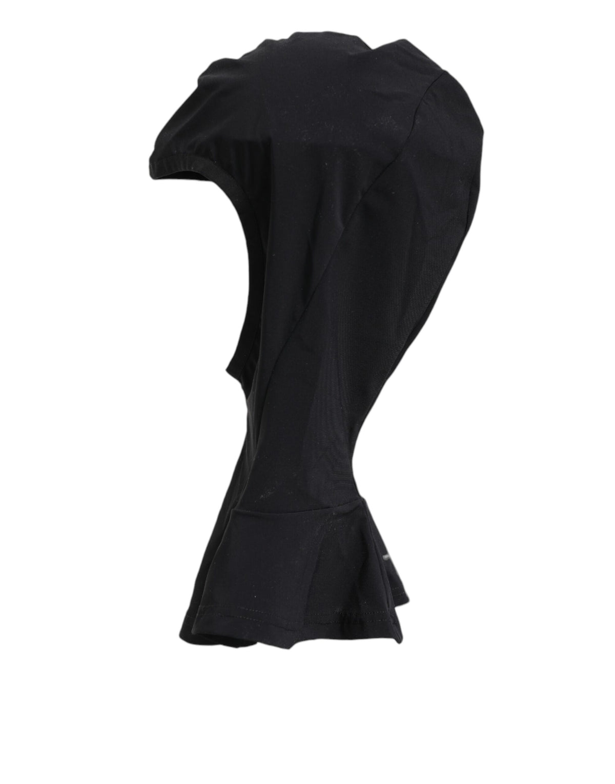 Dolce & Gabbana Stretch Nylon Hooded Face Mask - Black