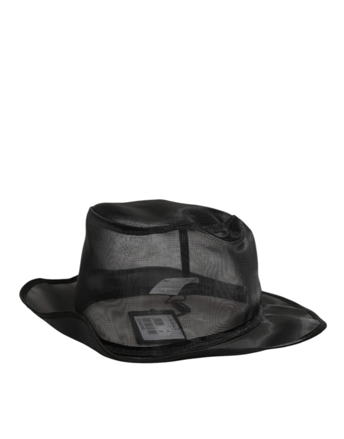 Dolce & Gabbana Plush Silk & Fur Bucket Hat - Black