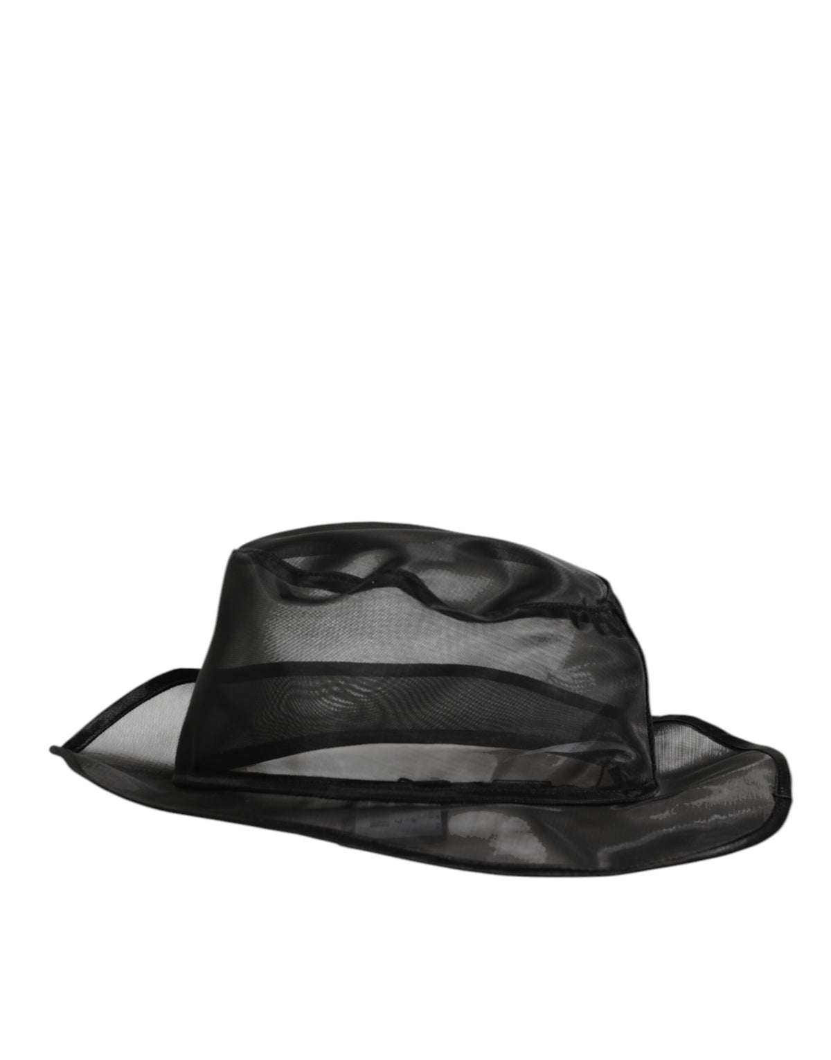 Dolce & Gabbana Plush Silk & Fur Bucket Hat - Black