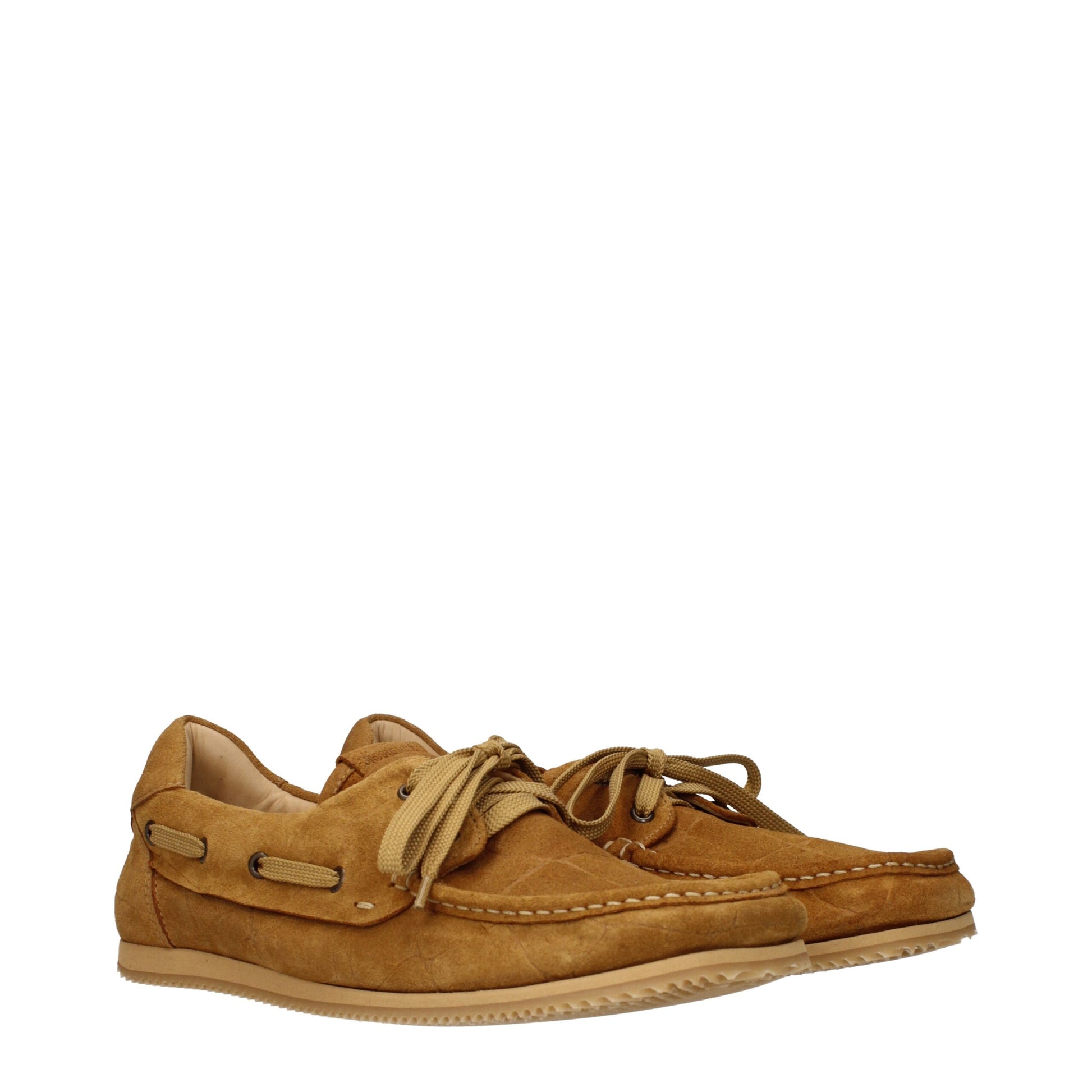 Loafer Slip-On Shoes by Jacquemus for men in suede leather brown showcases a resplendent Men's Suede Leather Loafer Slip-On Shoes aesthetic, defined by its resplendent and elegant .