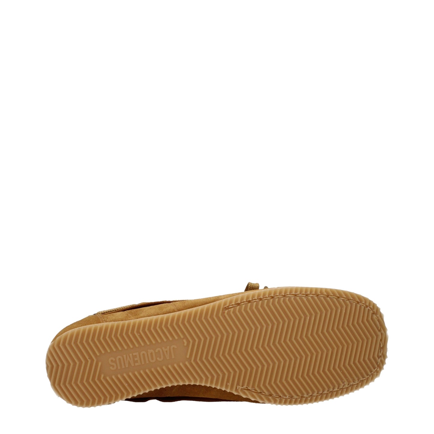 Loafer Slip-On Shoes by Jacquemus for men in suede leather brown features an effortless chic silhouette, showcasing the Men's Suede Leather Loafer Slip-On Shoes design with an effortless chic and a for a effortless chic look.
