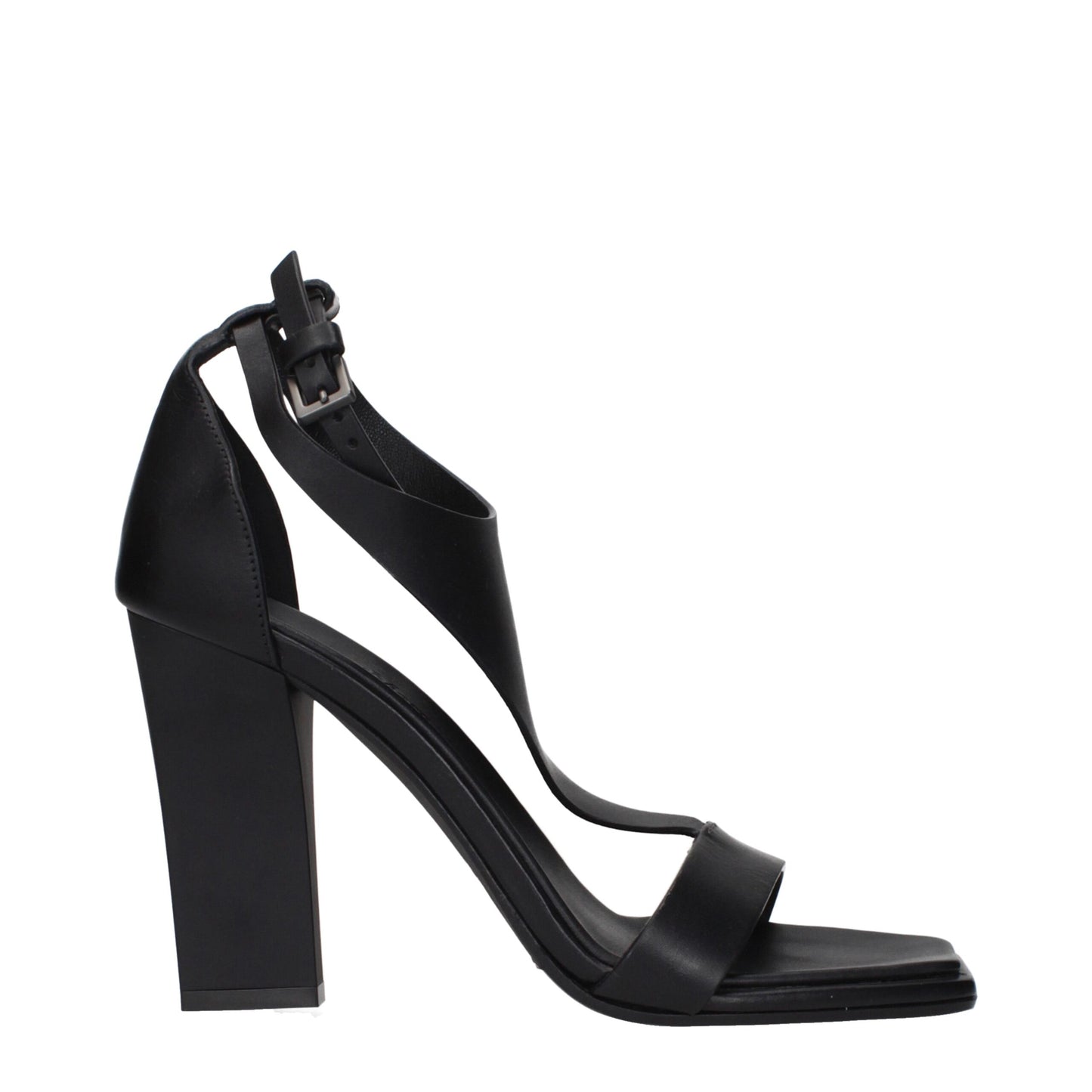Stiletto Sandals by Max Mara for women in leather black features an statuesque Women's Leather Stiletto Sandals silhouette with a refined stiletto and elegant .