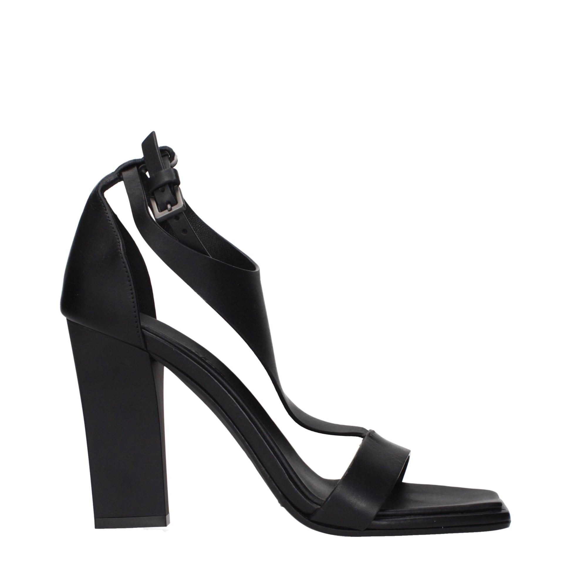 Stiletto Sandals by Max Mara for women in leather black features an statuesque Women's Leather Stiletto Sandals silhouette with a refined stiletto and elegant .