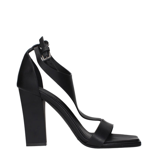 Stiletto Sandals by Max Mara for women in leather black features an statuesque Women's Leather Stiletto Sandals silhouette with a refined stiletto and elegant .
