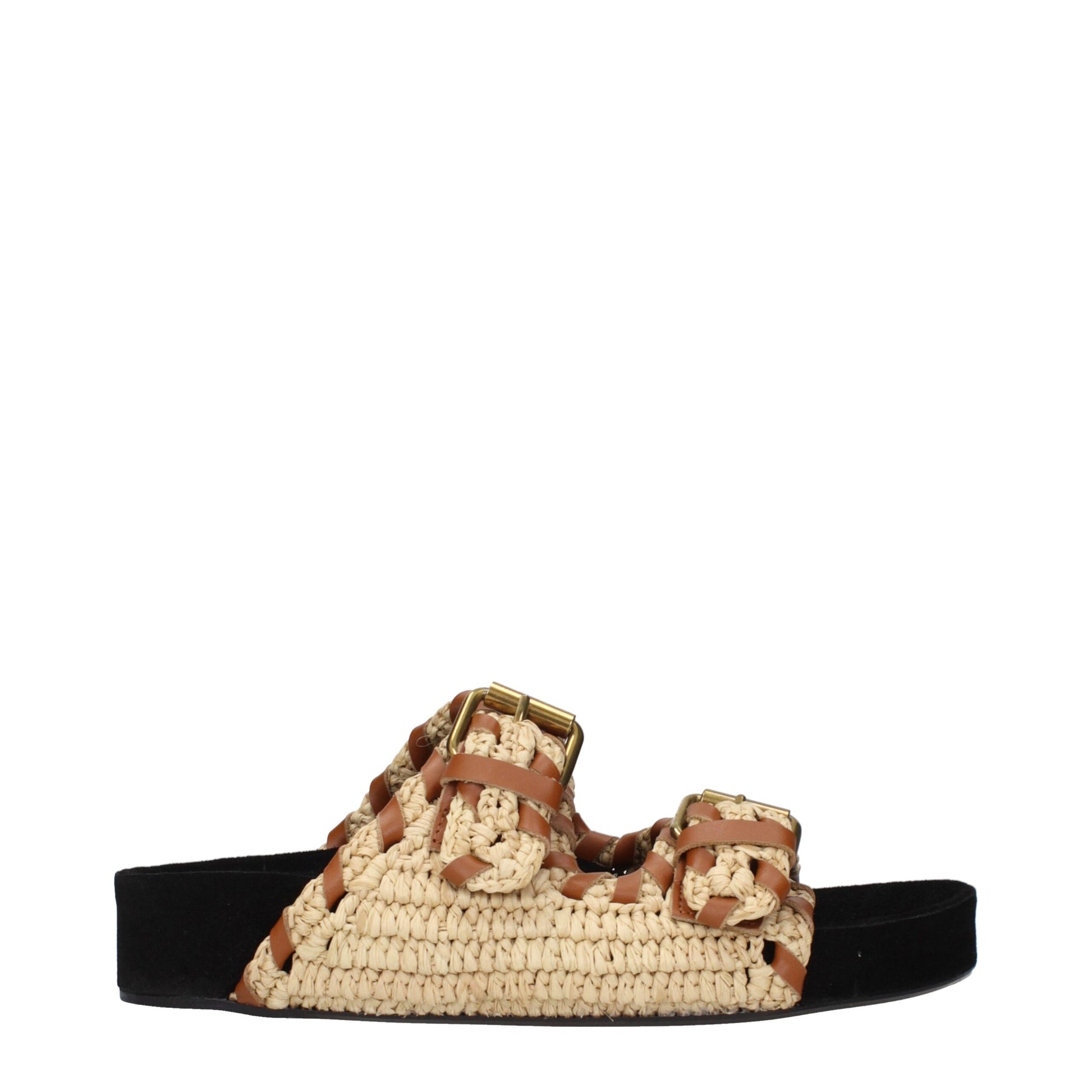 Clogs Slippers by Isabel Marant for women in raffia beige features an effortless chic silhouette from the Women's Raffia Clogs Slippers collection, showcasing a and effortless chic .