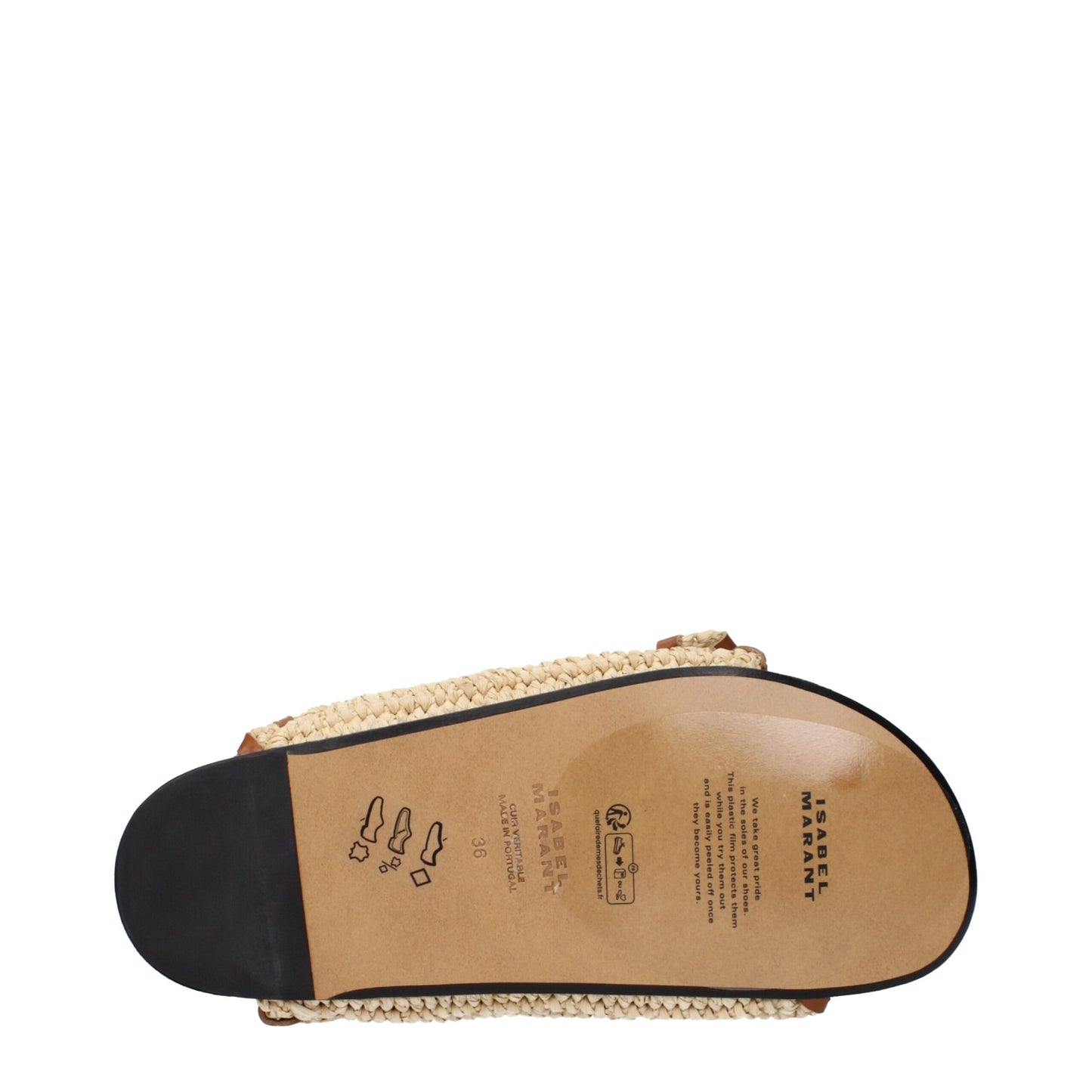 Clogs Slippers from Isabel Marant for women in raffia beige features a dynamic design from the Women's Raffia Clogs Slippers collection, highlighting a with a and functional .