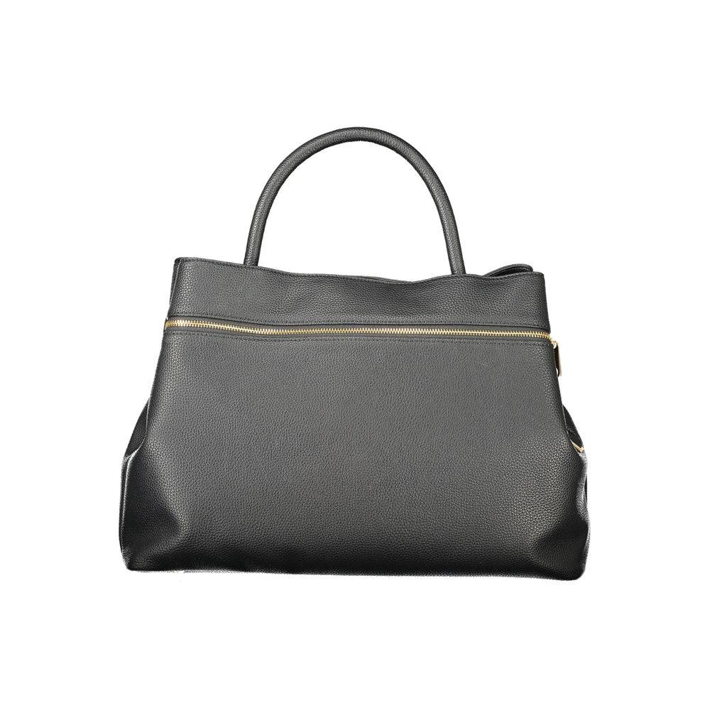 Tote Handbag by Twinset for women in polyethylene & polyurethane black presents a ornamental silhouette, showcasing a secure snap & zipper, ample built-in-compartments, external-pockets & internal-pockets, and versatile shoulder-strap, adjustable-strap & handle for a ornamental finish.