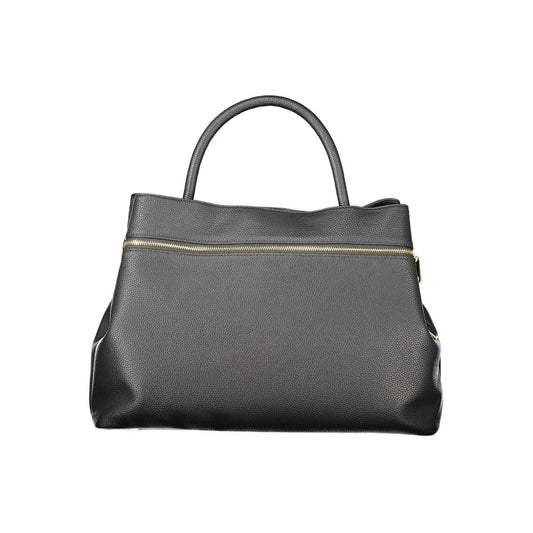 Tote Handbag by Twinset for women in polyethylene & polyurethane black presents a ornamental silhouette, showcasing a secure snap & zipper, ample built-in-compartments, external-pockets & internal-pockets, and versatile shoulder-strap, adjustable-strap & handle for a ornamental finish.