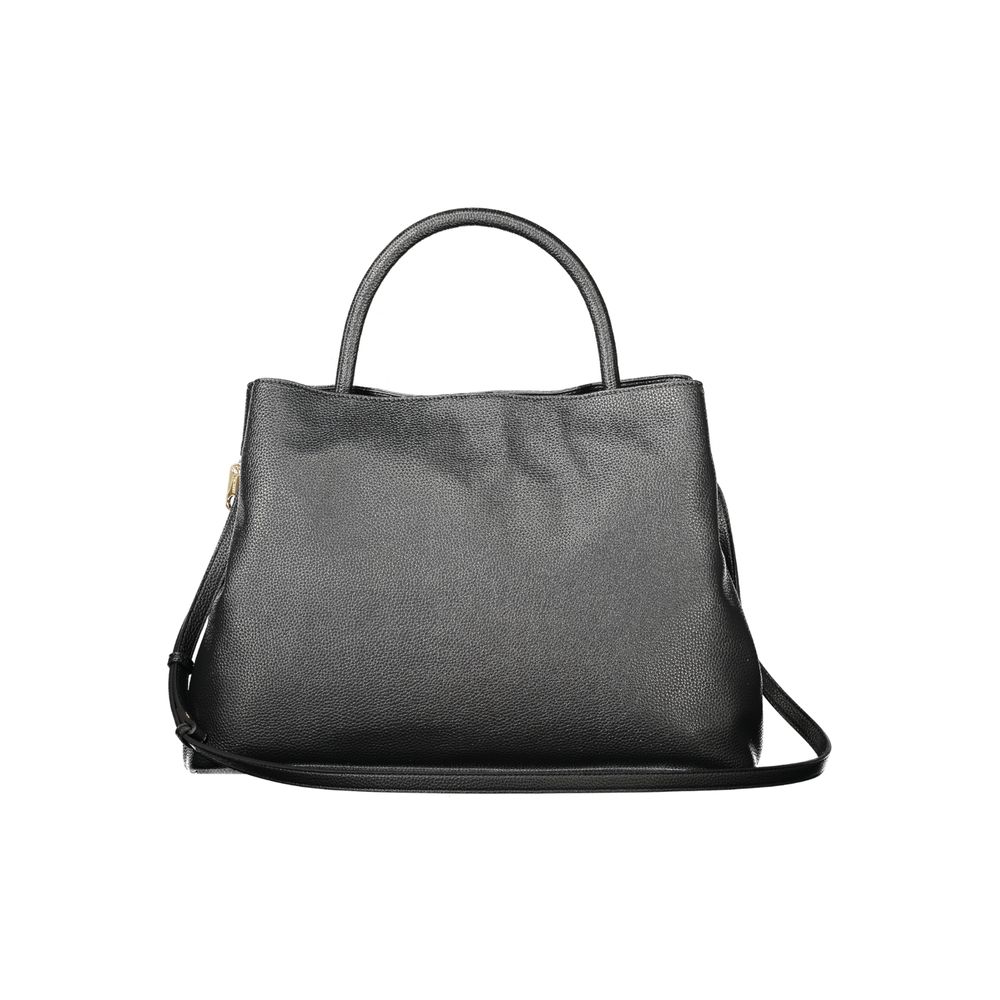 This Tote Handbag by Twinset for women in polyethylene & polyurethane and black presents a sculptural silhouette featuring a secure snap & zipper, ample built-in-compartments, external-pockets & internal-pockets, and versatile shoulder-strap, adjustable-strap & handle for a sculptural finish.