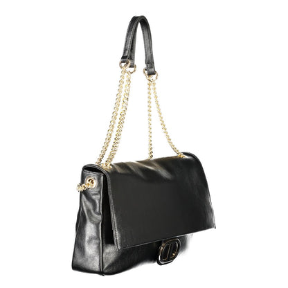 Shoulder Handbag by Twinset for women in polyethylene black presents a ornamental silhouette, showcasing a secure snap, ample cardholder, and versatile shoulder-strap & handle for a ornamental finish.