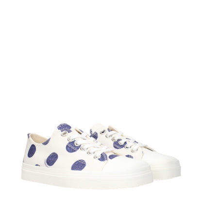 Moschino Women's Low Top Fabric Sneakers - White