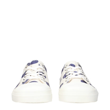 Moschino Women's Low Top Fabric Sneakers - White