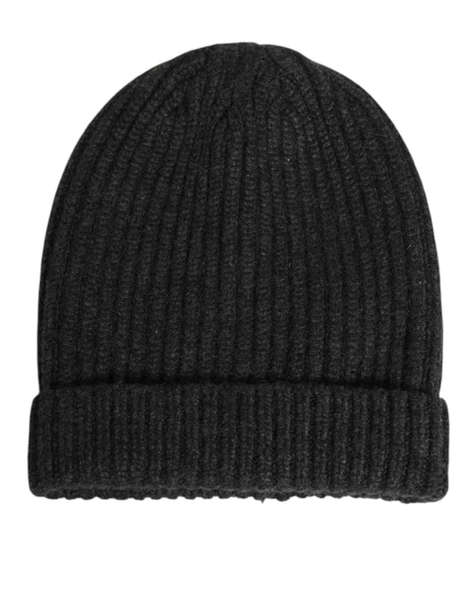 Dolce & Gabbana Cashmere Beanie Hat - Black